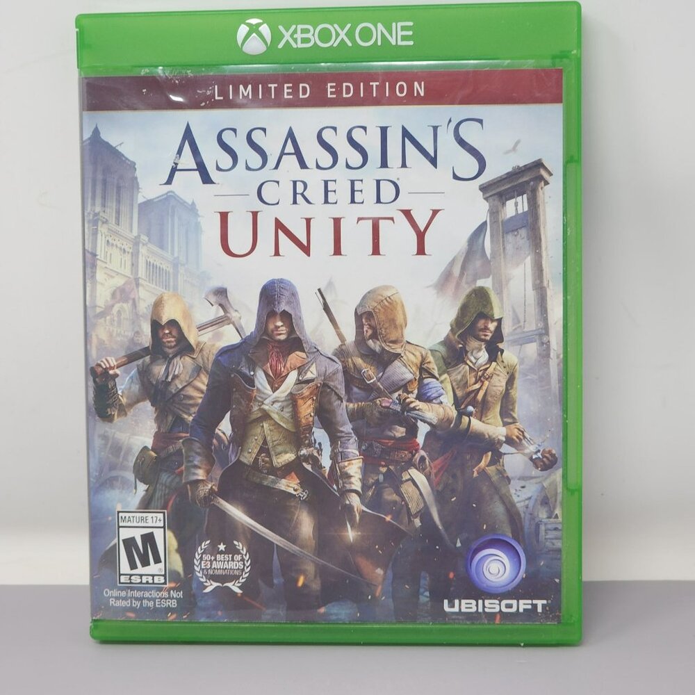 Assassins Creed Unity Xbox One Limited Edition Untested